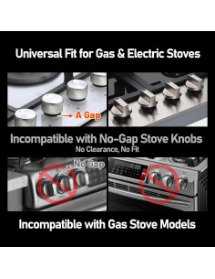 Cubiertas de Seguridad para Perillas de Estufa Niños 5 PCS 2