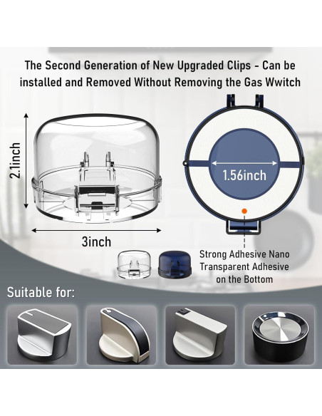 Cubiertas de Seguridad para Perillas de Estufa Niños 5 PCS