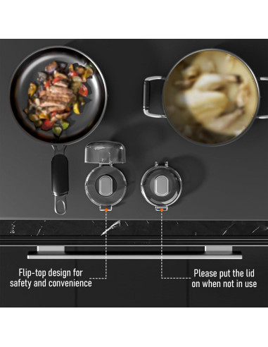 Cubiertas de Seguridad para Perillas de Estufa Niños 5 PCS