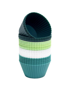 Tazas de Silicona Jumbo Pharamat 24 Pcs 9 cm Reutilizables