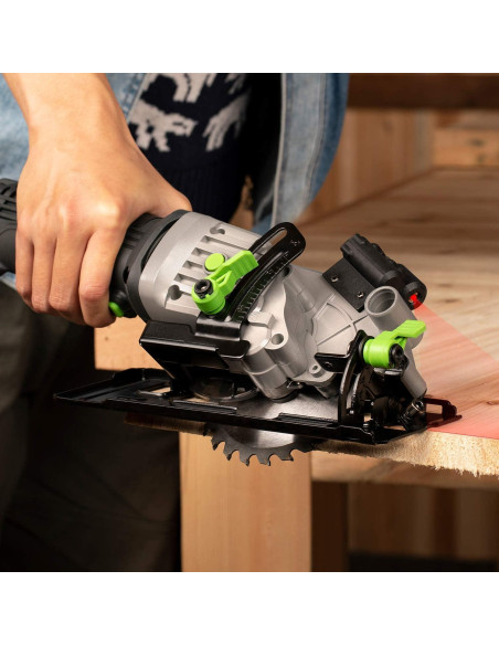 Sierra Circular GALAX PRO 4A 3500RPM 115mm con Guía Láser