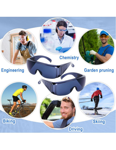 Gafas de Seguridad Kanayu 50 Pares Anti Niebla y Rayones