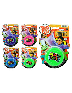 Slime Neón JA-RU 4 Paquetes No Pegajoso para Niños