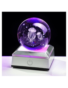 Bola de Cristal Medusa 3D YU FENG con Luz LED 5,08 cm