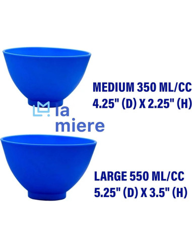 Cuenco de Mezcla Dental LA MIERE Azul Oscuro 550 ml