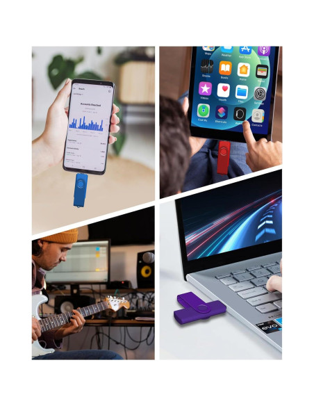 AreTop 64GB Unidad USB C Doble 10 Pack Memoria Flash