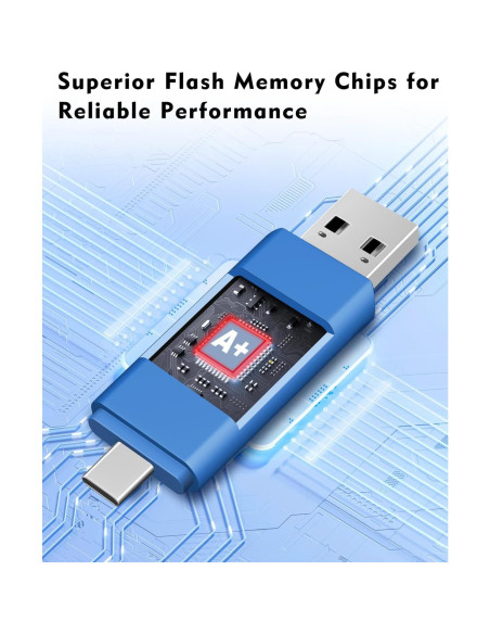 AreTop 64GB Unidad USB C Doble 10 Pack Memoria Flash