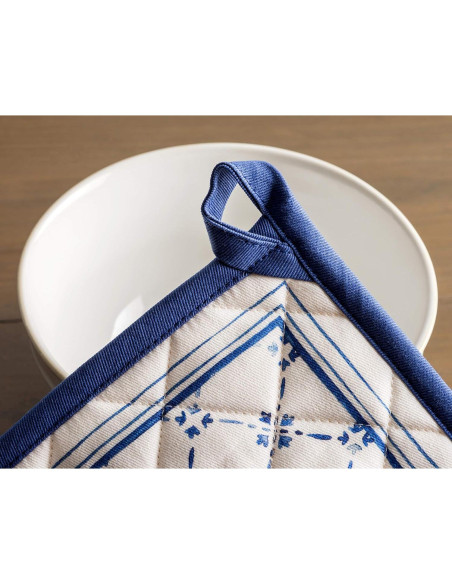 Agarradores Maison d' Hermine 100% Algodón 20x20 cm Paquete de 2