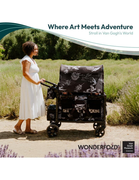 Cubre Lluvia WONDERFOLD W2 Elite/Luxe Capota Panorámica Van Gogh