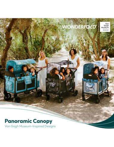 Cubre Lluvia WONDERFOLD W2 Elite/Luxe Capota Panorámica Van Gogh