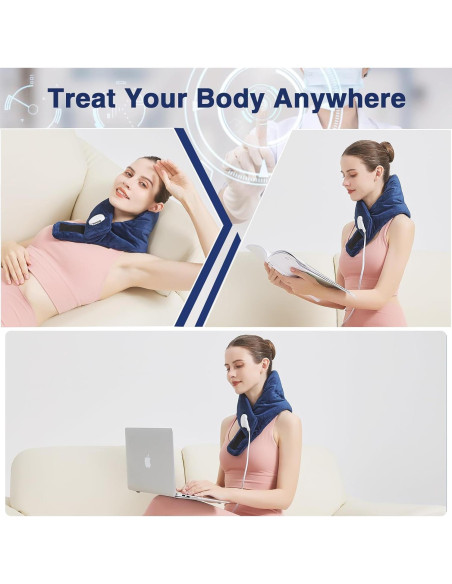 Almohadilla Calentadora AOKESTE para Cuello 76x20cm 30-70C