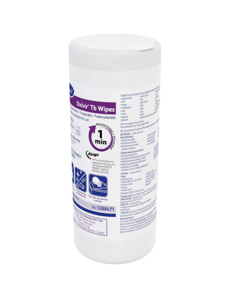 Toallitas Desinfectantes Diversey Oxivir 60 Cuentas 17.78x20.32 cm