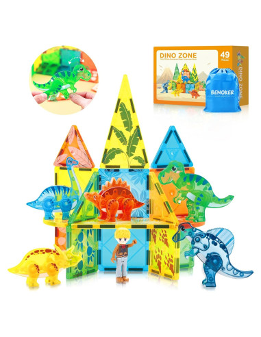 Azulejos Magnéticos de Dinosaurio BENOKER 32.77x19.99cm 3D STEM