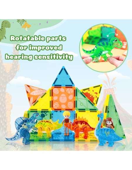 Azulejos Magnéticos de Dinosaurio BENOKER 32.77x19.99cm 3D STEM