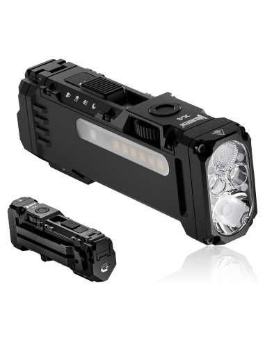 Linterna WUBEN X4 EDC 1500 Lúmenes IP68 USB-C Portátil