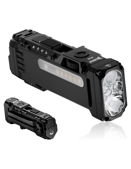 Linterna WUBEN X4 EDC 1500 Lúmenes IP68 USB-C Portátil
