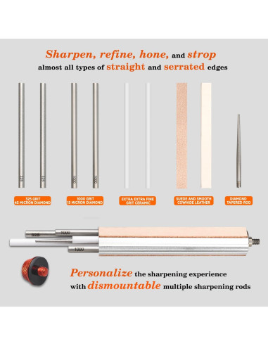 Afilador 11-en-1 SHARPAL 210N con Diamante y Cerámica