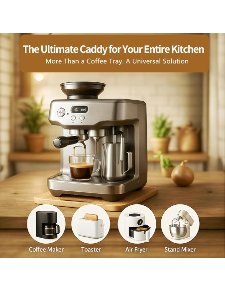 Bandeja Deslizante de Bambú para Electrodomésticos 40.5x32.8 cm