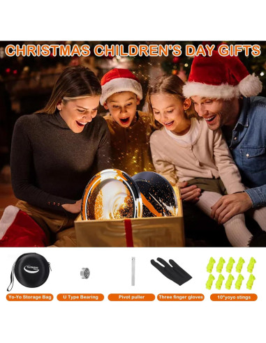 Yoyo WATIEOBOO M18 Profesional de Metal con Accesorios