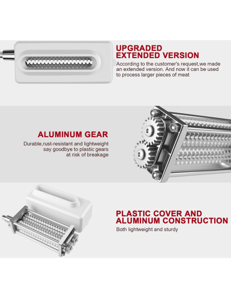 Ablandador de Carne Profesional GuanQiao para KitchenAid 16.51 cm