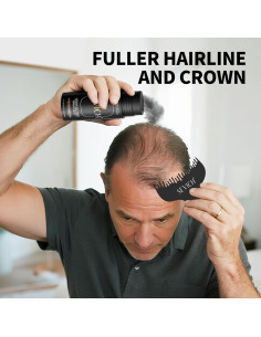 Fibra Capilar SEVICH 25g Marrón Medio - Aplicador Spray Unisex 2