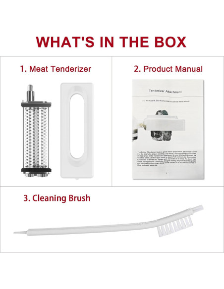 Ablandador de Carne Profesional GuanQiao para KitchenAid 16.51 cm