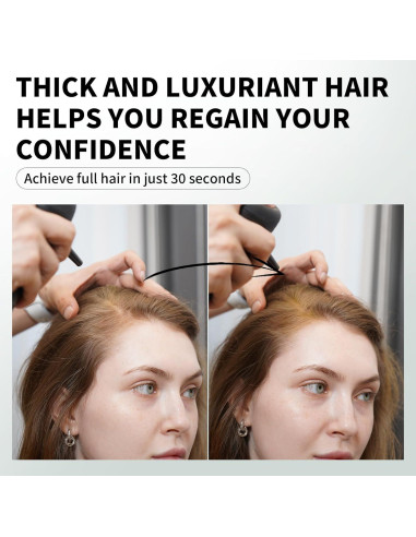 Fibra Capilar SEVICH 25g Marrón Medio - Aplicador Spray Unisex