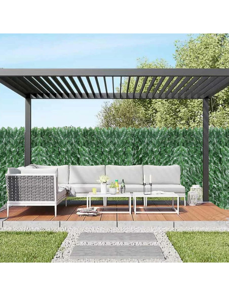 Pantalla de Privacidad Hiedra Artificial Skloopearg 150x300 cm