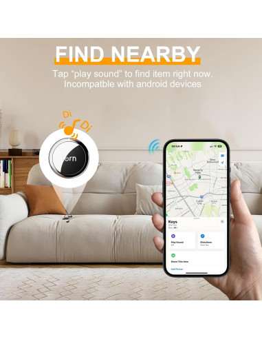 Etiquetas Rastreador Bluetooth Air para Apple Buscar Mi - 2Pack