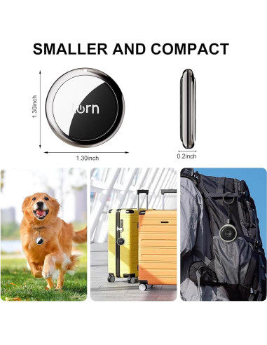 Etiquetas Rastreador Bluetooth Air para Apple Buscar Mi - 2Pack