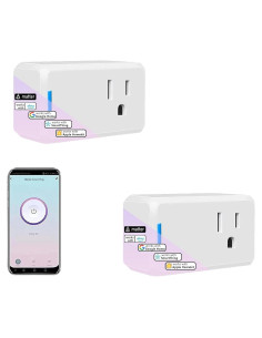 Enchufe Inteligente Jinvoo Matter, Control Remoto, 2 Paquete