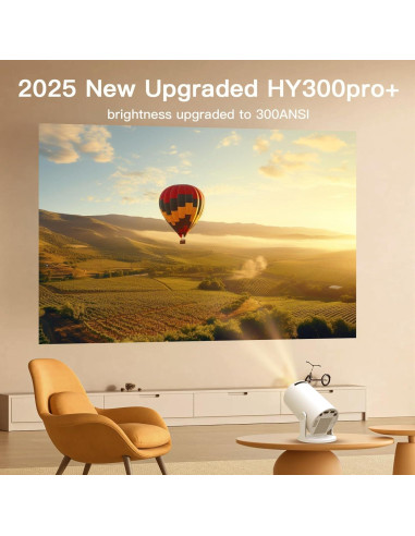 Mini Proyector WEMI OptiBarrel 500 Full HD 1080P Wi-Fi 6 Bluetooth 5.4