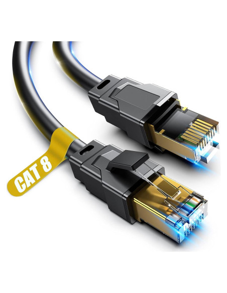 Cable Ethernet Cat 8 Vabogu 1.83m Alta Velocidad Blindado