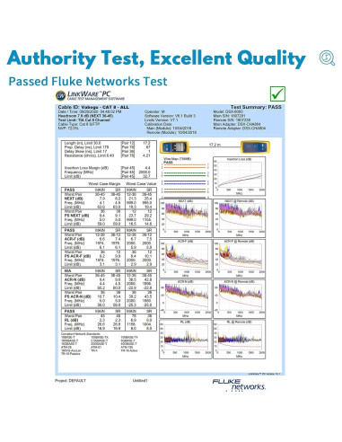 Cable Ethernet Cat 8 Vabogu 1.83m Alta Velocidad Blindado