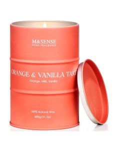 Vela Aromatizada M&SENSE Naranja y Vainilla 600g 120h