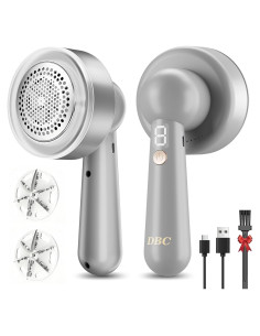 Quitapelusas DBC M8 Gris, 3 Velocidades, 6 Cuchillas, Batería