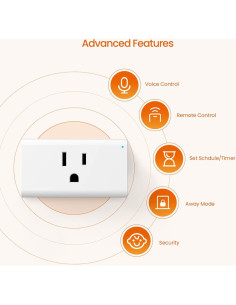 Enchufe Inteligente WiFi Tenda SP3 4 Paquete Control Voz 2