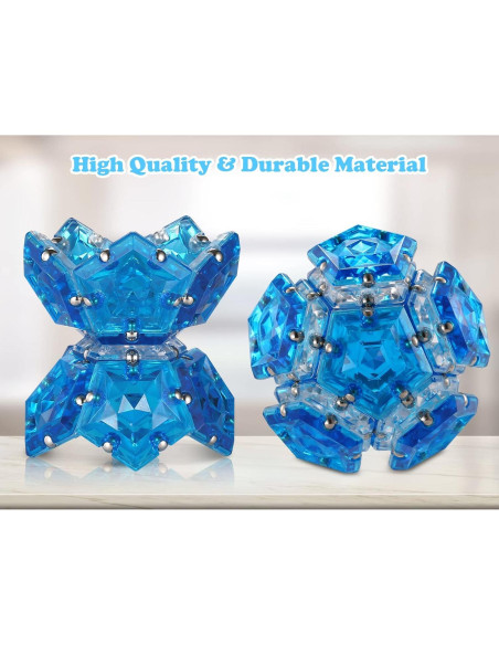 Esfera Magnética RoomyRoc - Set 12 Bolas Magnéticas Azul