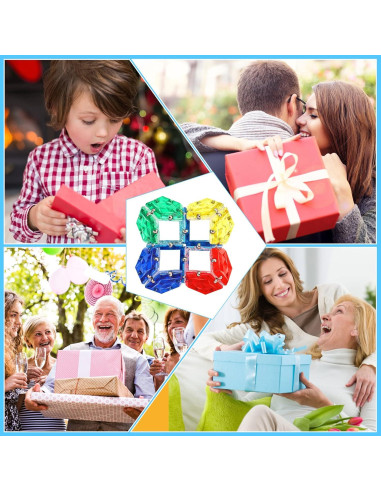 Esfera Magnética RoomyRoc - Set 12 Bolas Magnéticas Azul