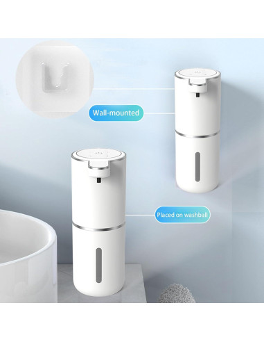 Dispensador de Jabón Automático YNESOER 400ml Espuma Ajustable