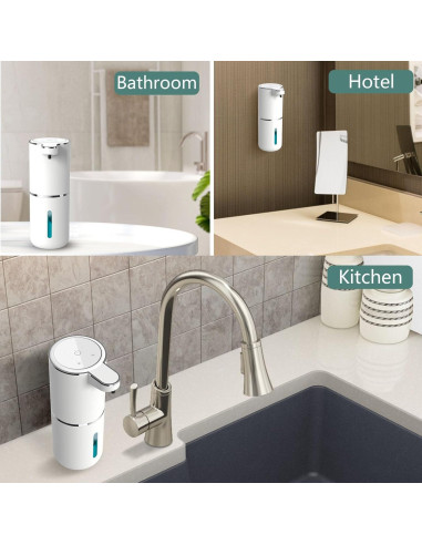 Dispensador de Jabón Automático YNESOER 400ml Espuma Ajustable