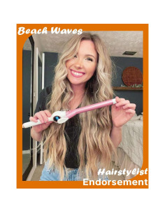 Plancha de Rizar Cerámica ORYNNE 19mm Control Digital 7 Temperaturas 2