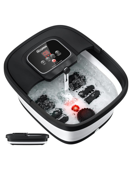 Spa de pies HOSPAN plegable con calor y masaje shiatsu