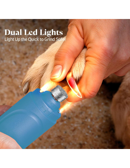 Amoladora de Uñas para Perros YABIFE NLQ-P007 Recargable 3 Velocidades