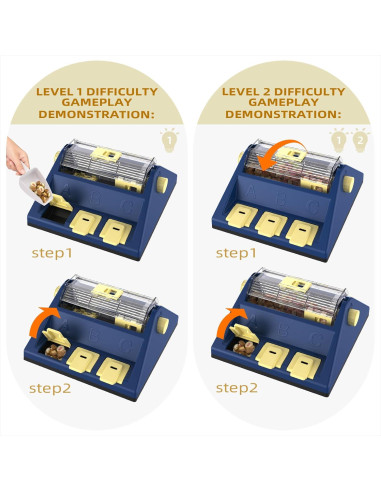 Juguete de Rompecabezas para Perros KADTC 2 en 1 Azul 30x26cm