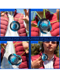 Yoyo Profesional WATIEOBOO 301A para Niños y Adultos - Metal 2