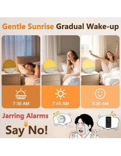 Despertador de Amanecer Bluetooth Shenzhenshi YF04 Gris 30 Sonidos 2