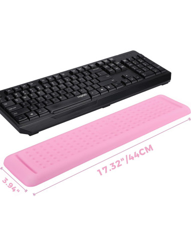 Reposamuñecas Ergonómico Aelfox Lux Rosa, Espuma Viscoelástica