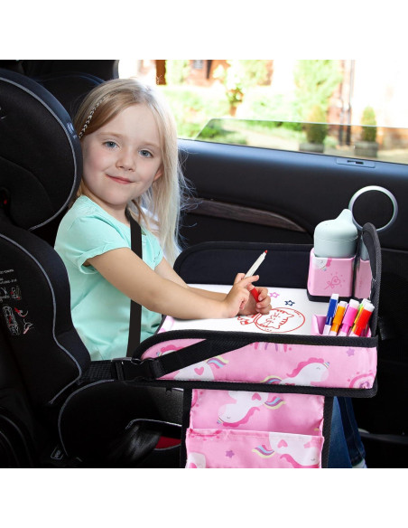 Bandeja de Viaje para Niños WENRENER Rosa Oscuro 43x34cm