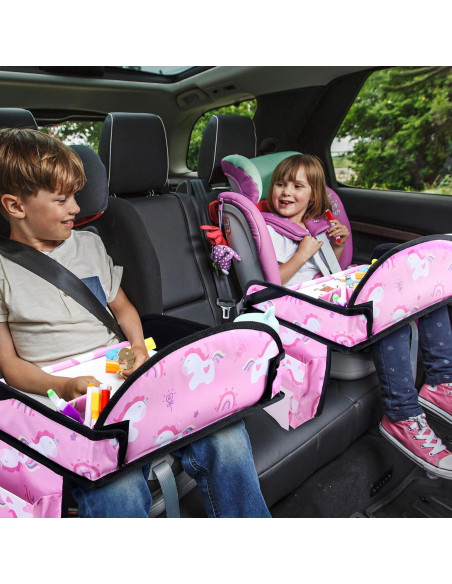 Bandeja de Viaje para Niños WENRENER Rosa Oscuro 43x34cm